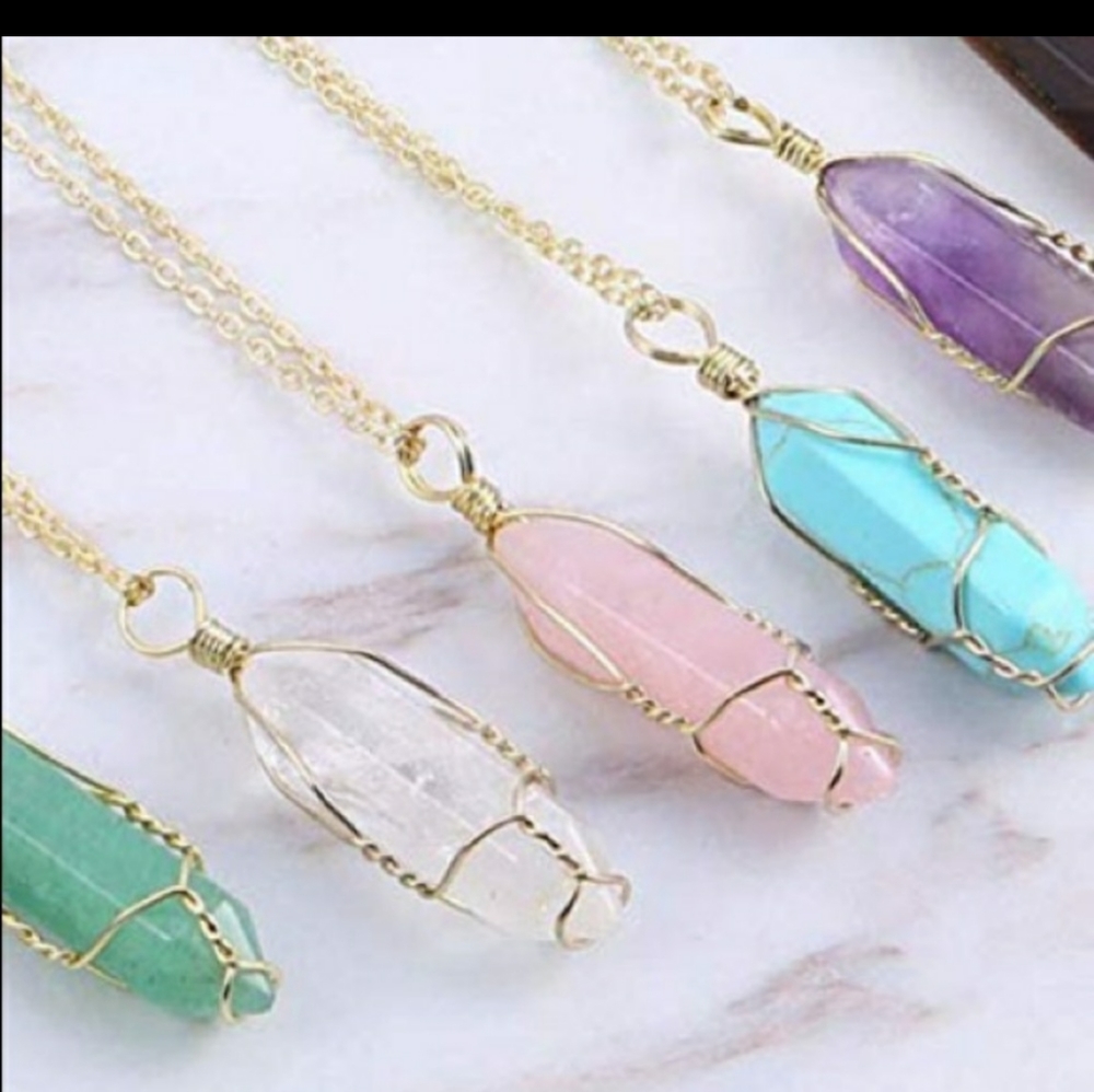 🆕 Black Quartz Pendant Necklace